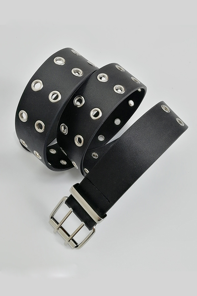 Punk Solid Patchwork Belts