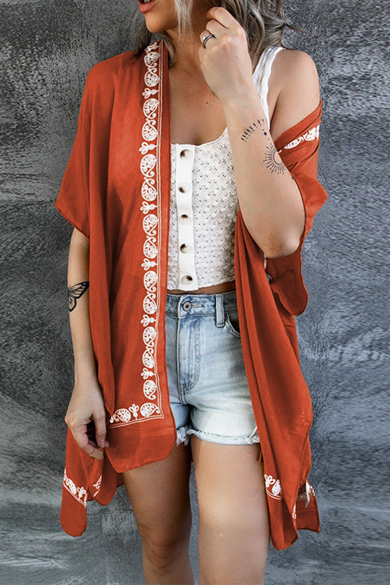 Casual Patchwork Lace Cardigan Collar Tops(4 Colors)