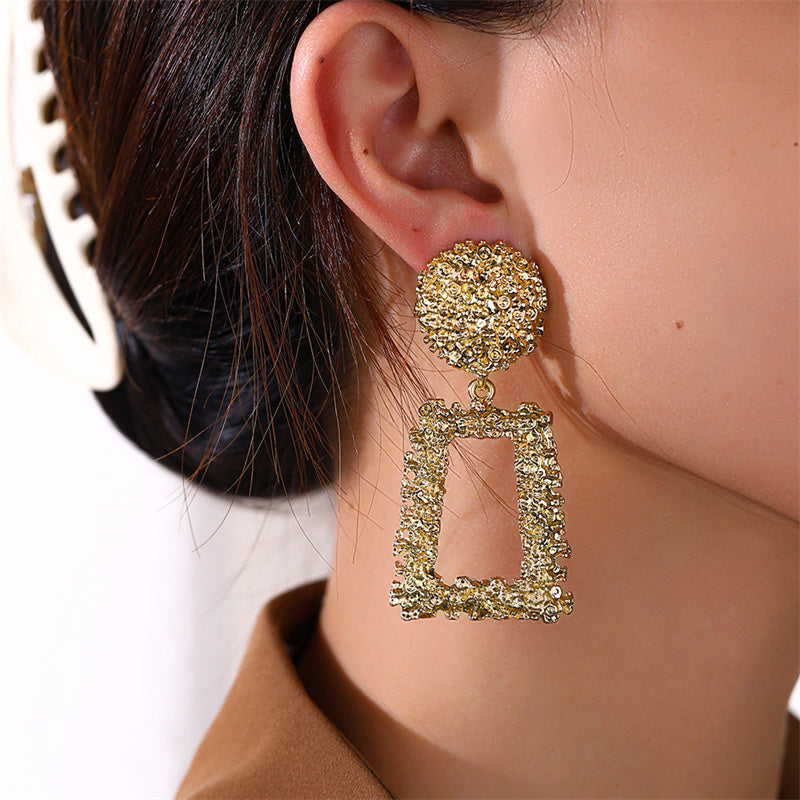 Daily Party Simplicity Solid Patchwork Earrings