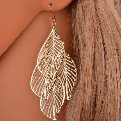 Daily Simplicity Solid Hollowed Out Earrings