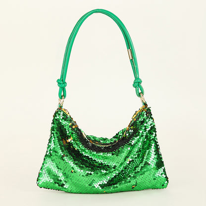 Casual Solid Sequins Patchwork Bags