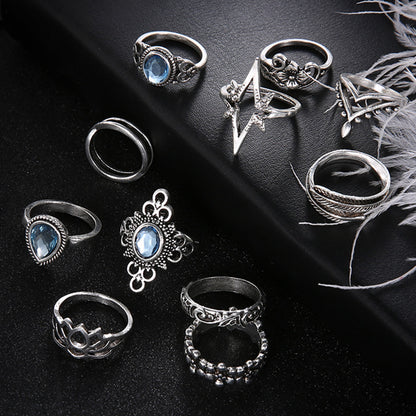 Vintage Eleven Pieces Rings (Subject To The Actual Object)